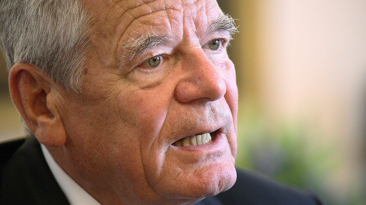 Joachim Gauck, ehemaliger Bundespräsident