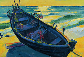 Max Pechstein und sein "Boot bei aufgehender Sonne" von 1949