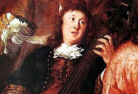 Bild von Dieterich Buxtehude, Ausschnitt aus einem Gemälde von Johannes Voorhout.