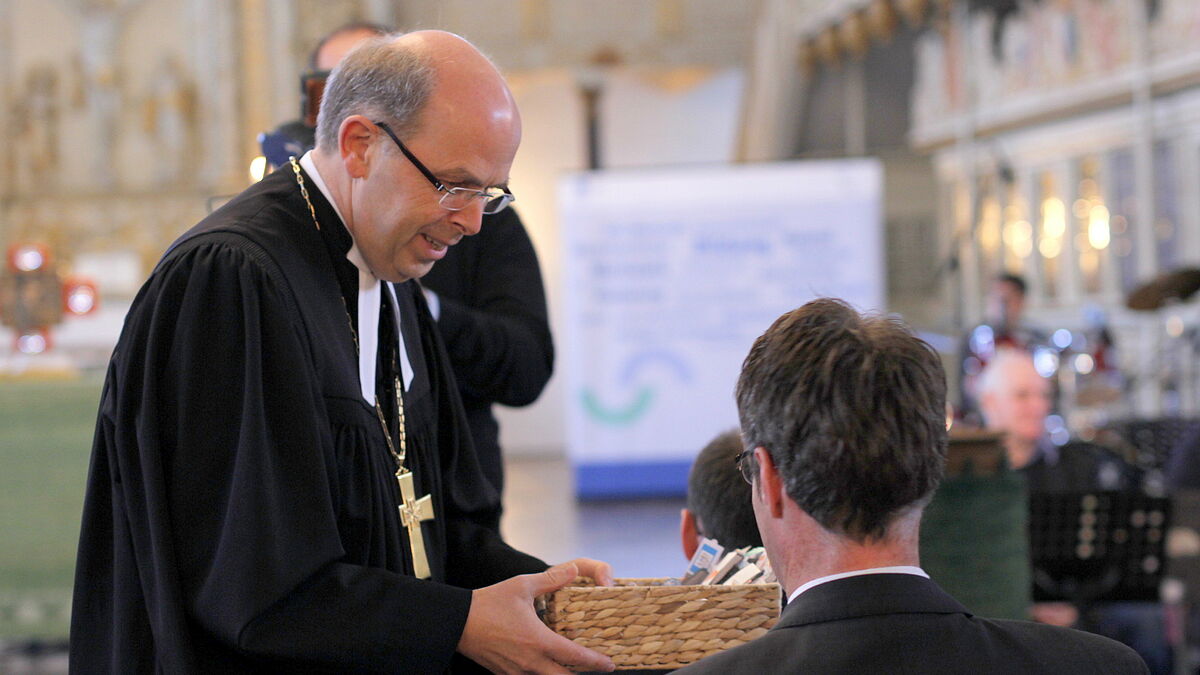 Auftaktgottesdienst für die Feierlichkeiten zum Reformationjubiläum im Sprengel Schleswig und Holstein in der Christkirche in Rendsburg-Neuwerk.