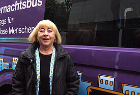 Ellen Zander, Helferin des Mitternachtsbusses 