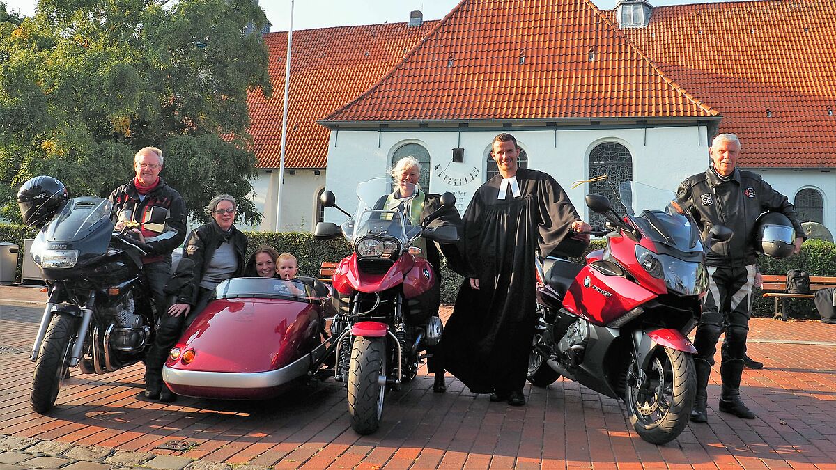 Zum 25. Mal laden die Kirchengemeinde Heide und die Heider Motorradfreunde zu einem Gottesdienst ein