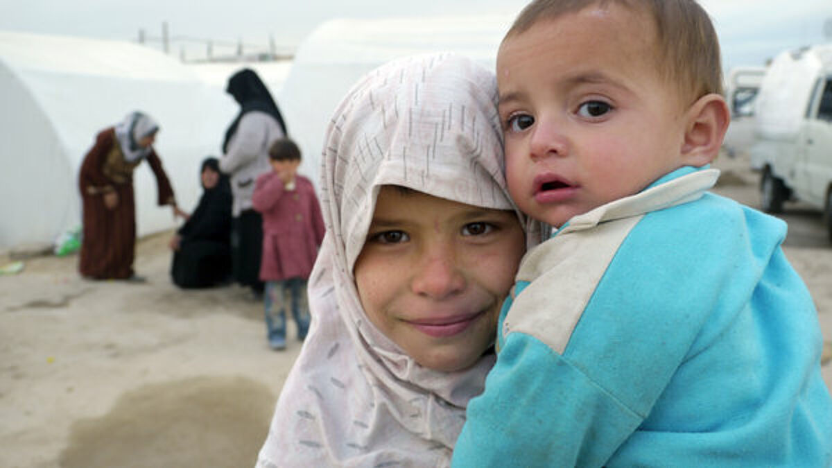 Syrische Kinder in einem Flüchtlingscamp an der türkisch-syrischen Grenze (Foto vom 16.12.2012). Besonders Kinder, die von ihren Familien getrennt nach Schleswig-Holstein gekommen sind, warten auf den Familiennachzug