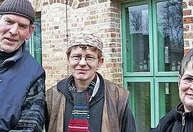 Zum 1. Dezember 2014 hatte das Ehepaar Anders die Leitung des Pilgerklosters Tempzin abgegeben. Doris Mertke (Mitte), wurde die Nachfolgerin (Archiv 2015)