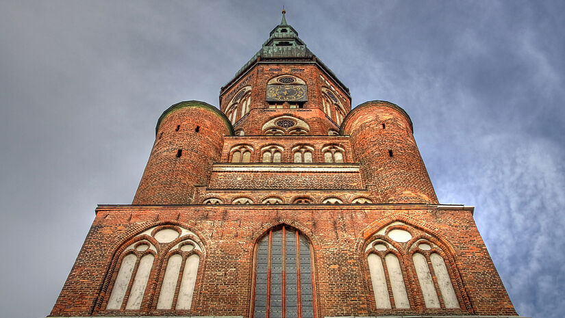 Dom Greifswald i Stock tane-mahuta Der Dom zu Greifswald, Evangelische Kirchengemeinde St. Nikolai.