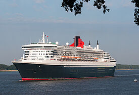 Das Kreuzfahrtschiff "Queen Mary 2"