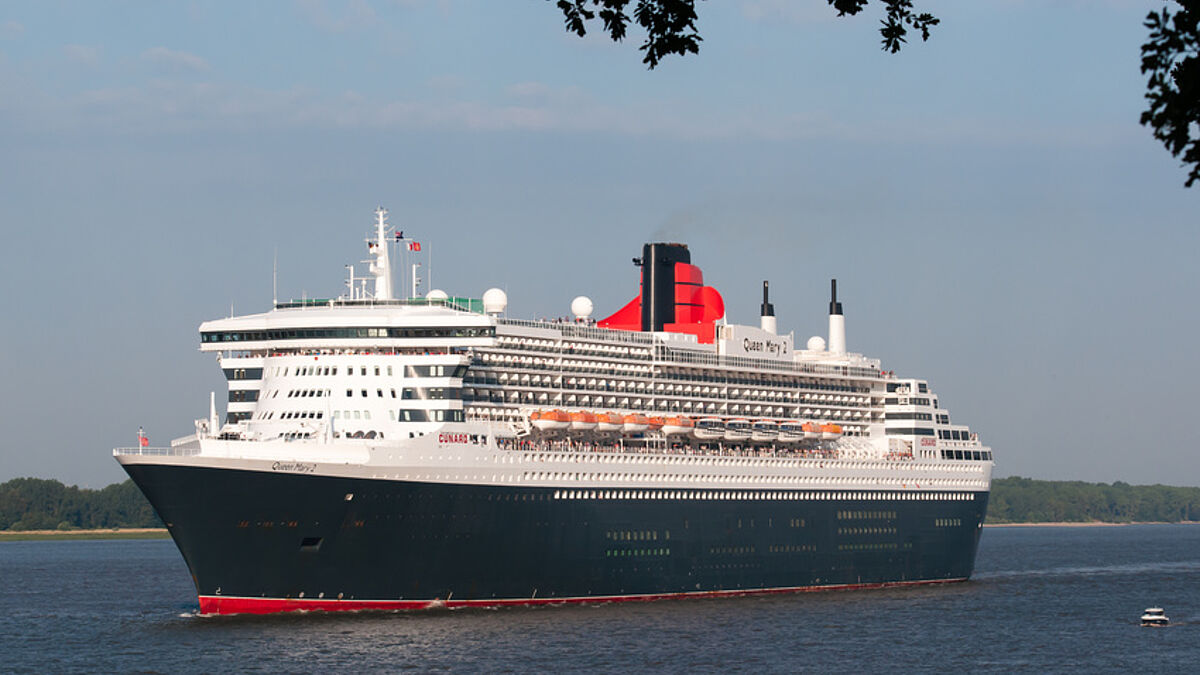 Das Kreuzfahrtschiff "Queen Mary 2"