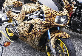 Schmuck: Motorrad beim MOGO 2012 in Hamburg