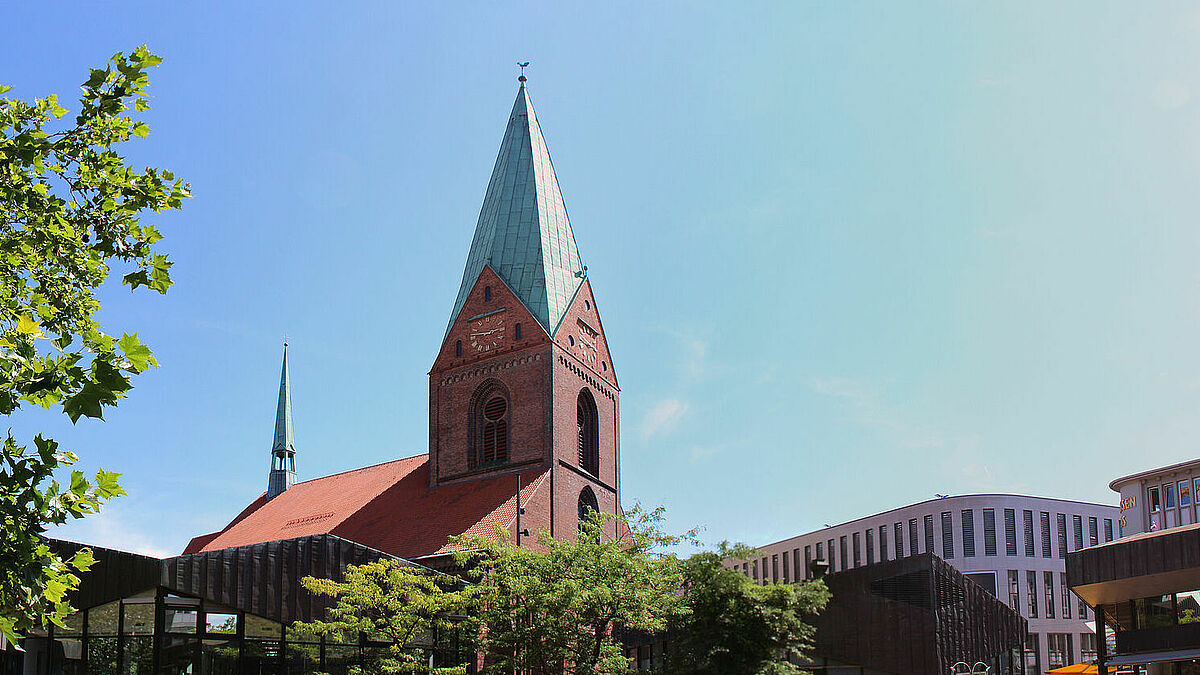 Die Kirche St. Nikolai in der Kieler Innenstadt