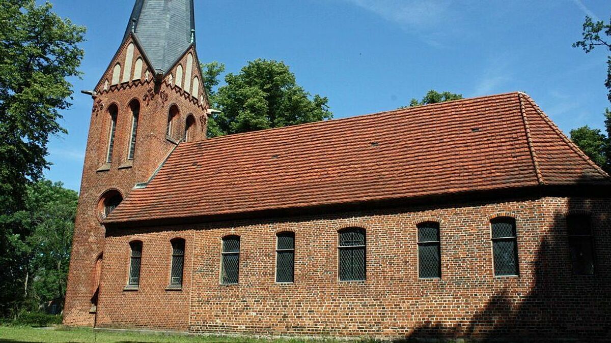 Die Kirche in Uelitz nahe Schwerin