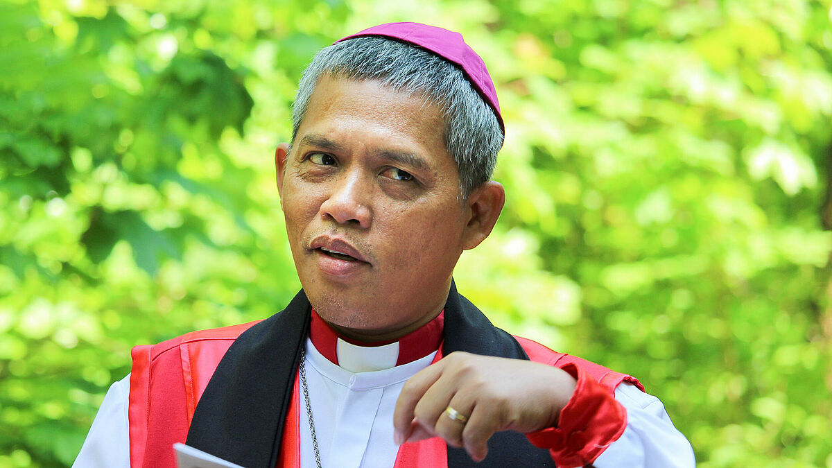 Bischof Antonio Ablon von der Iglesia Filipina Independiente - der Unabhängigen Philippinischen Kirche - ist zu Gast in der Nordkirche.