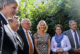 Auftakt der Begegnung von Erster Kirchenleitung und Landesregierung in Schwerin
