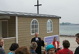 Einweihungs-Gottesdienst mit Tourismuspastorin Brigitte Gottuk und Propst Sönke Funck